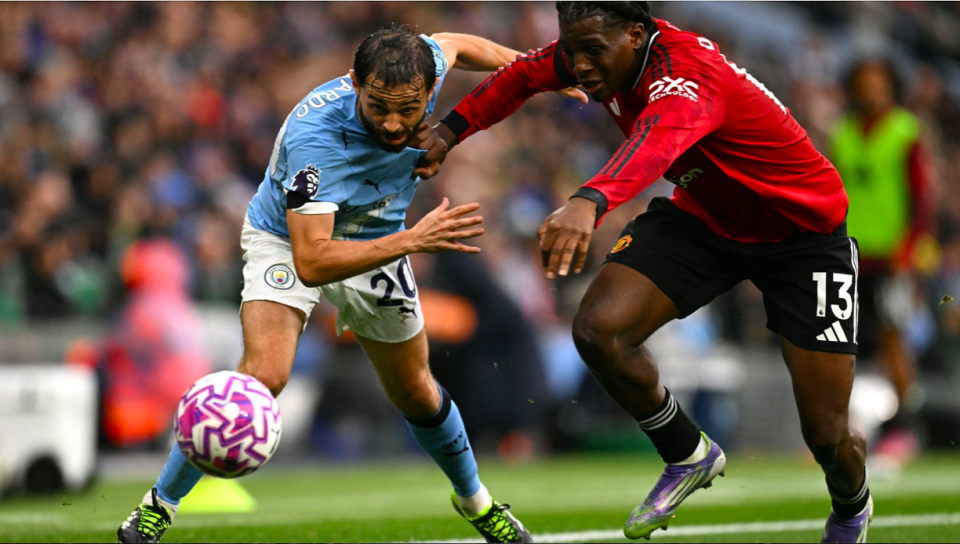 而曼城则是, 成了本队的, AA 而曼城则是, 成了本队的, AA